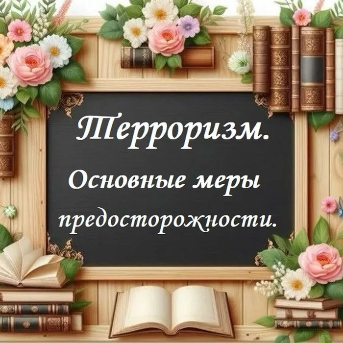 Терроризм. Основные меры предосторожности