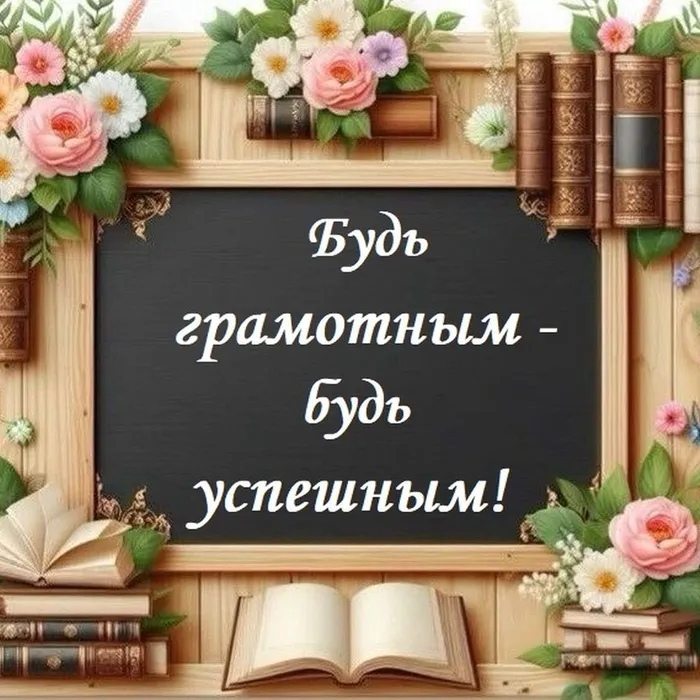 Будь грамотным – будь успешным!