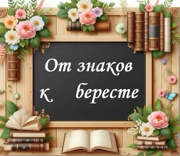 22.05.От знаков к бересте, от бересты к страницам